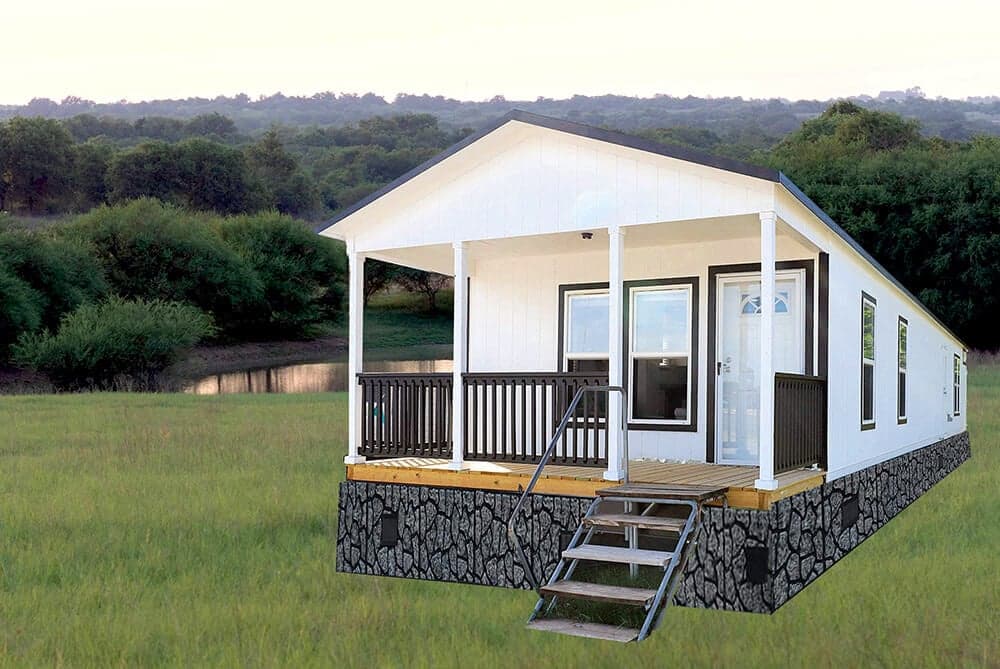 The bobby jo elevation, hero, and exterior home features