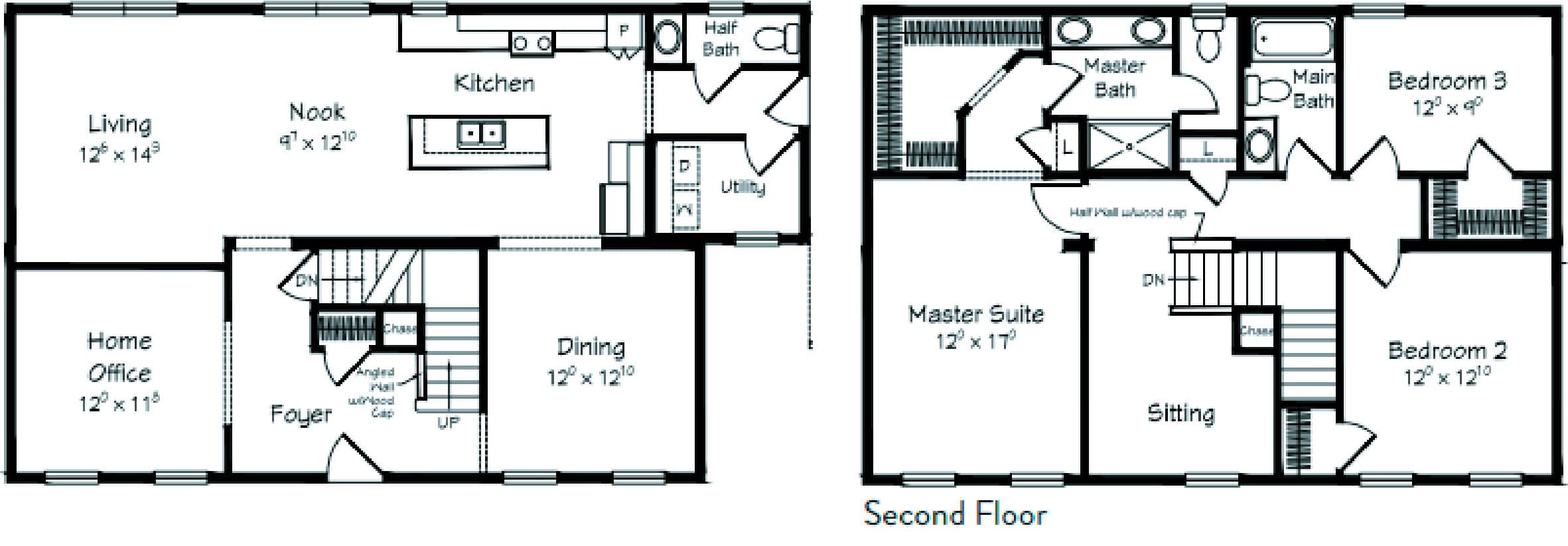 Plymouth floor plan home features