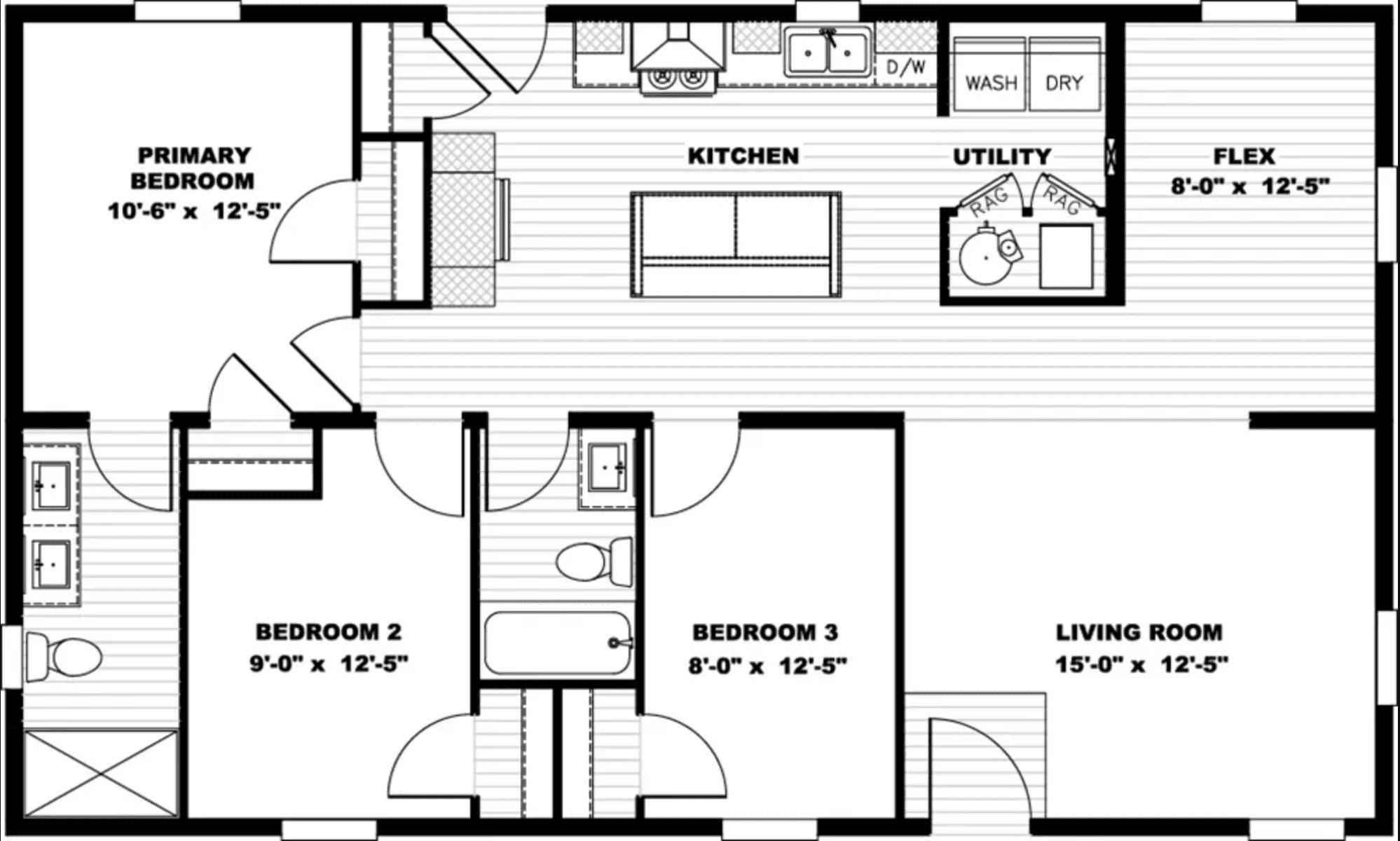 Beautiful morning floor plan home features