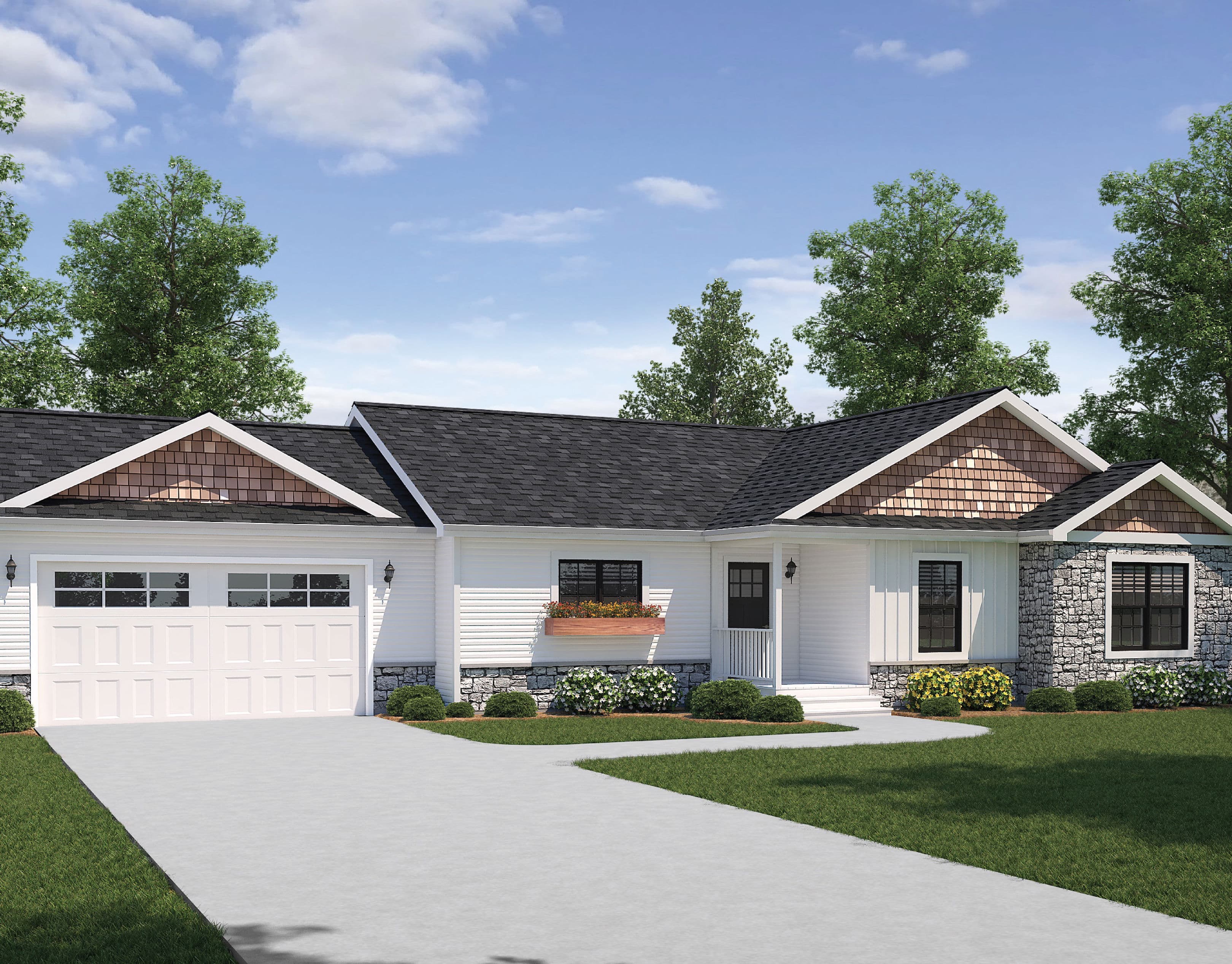 Millark er12 elevation, hero, and exterior home features