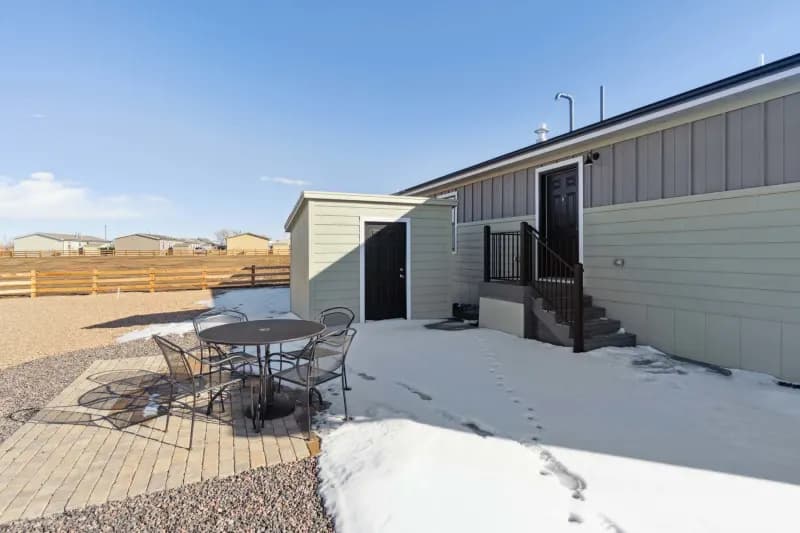 Pika elevation and exterior home features