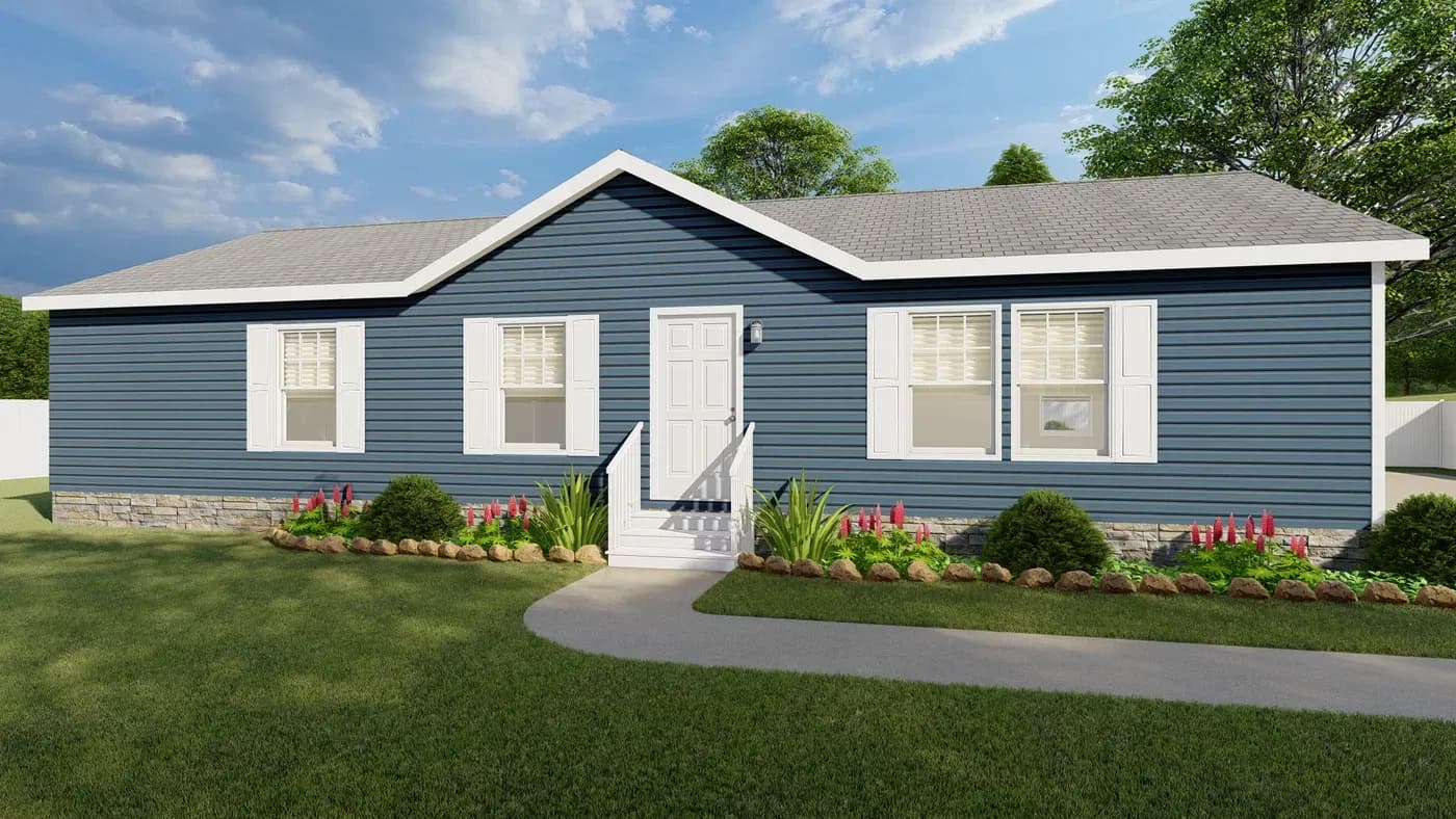 Center st elevation and exterior home features