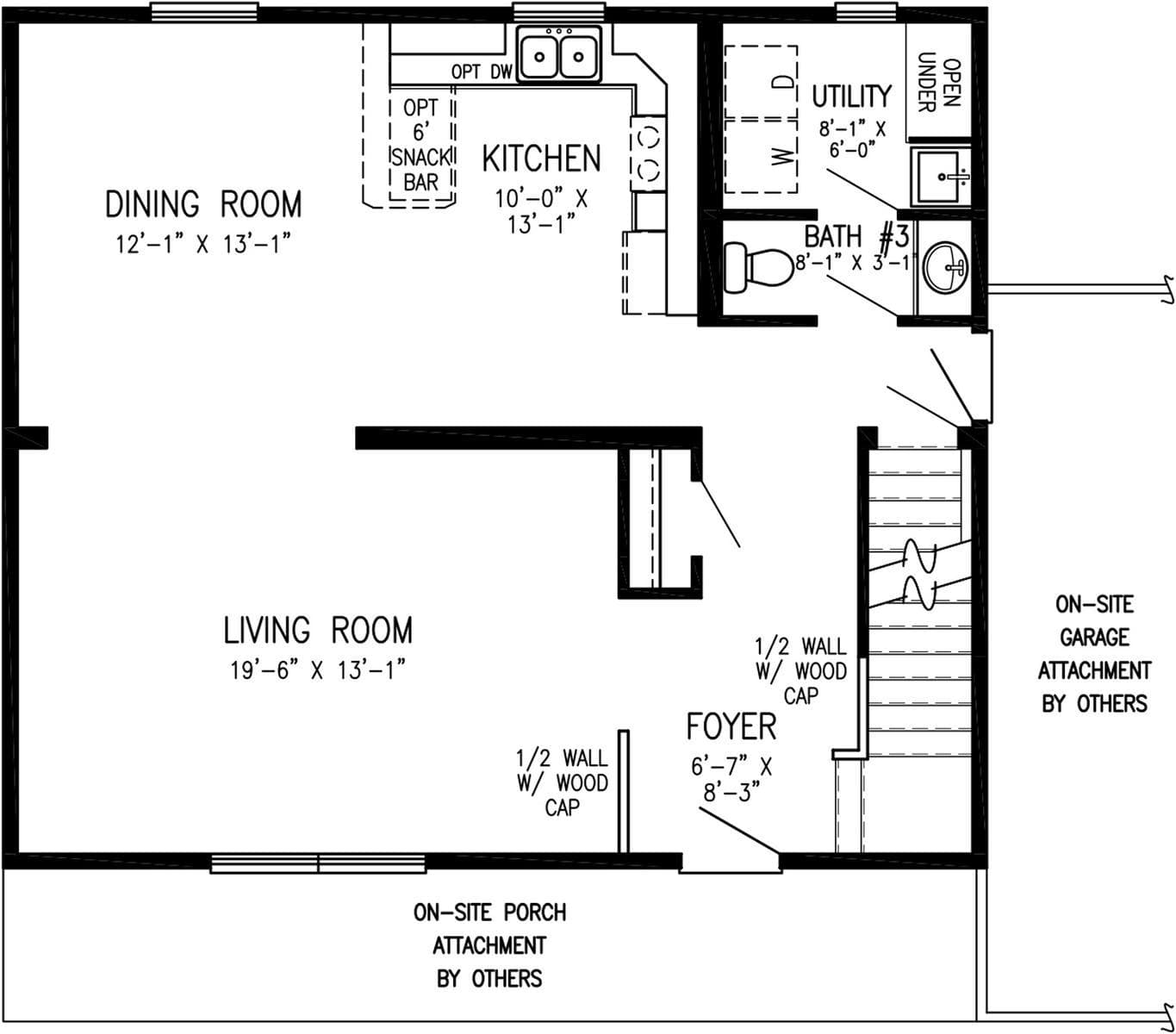 Stanwick floor plan home features