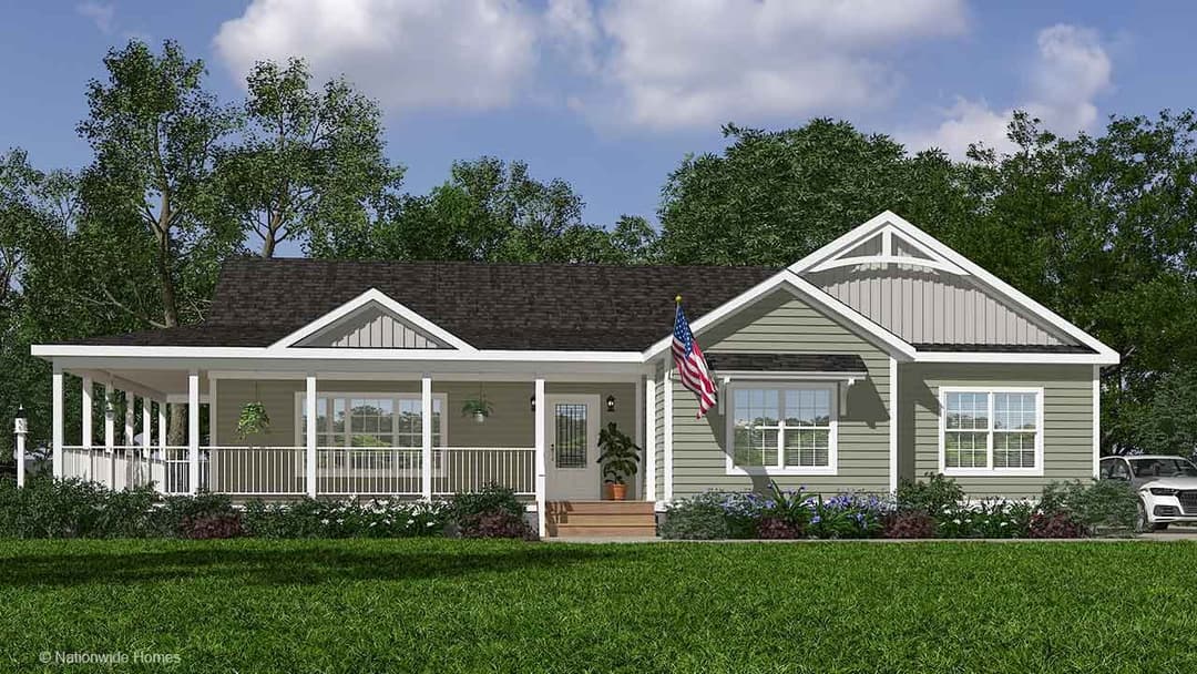 Downingtown ranch elevation and exterior home features
