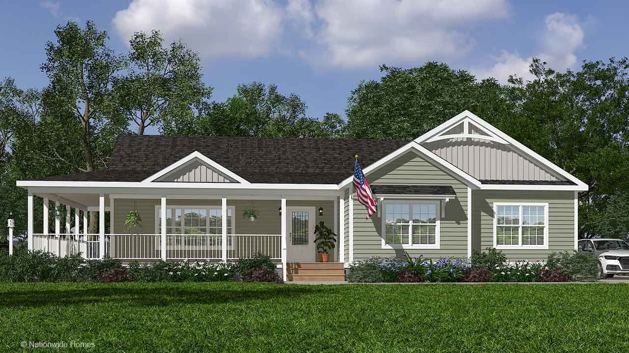 Downingtown ranch elevation and exterior home features