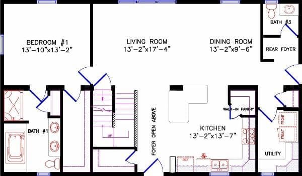 Mapleton 3060 floor plan home features