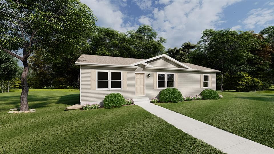 Evolution series monroe ii model 3250b hero, elevation, and exterior home features