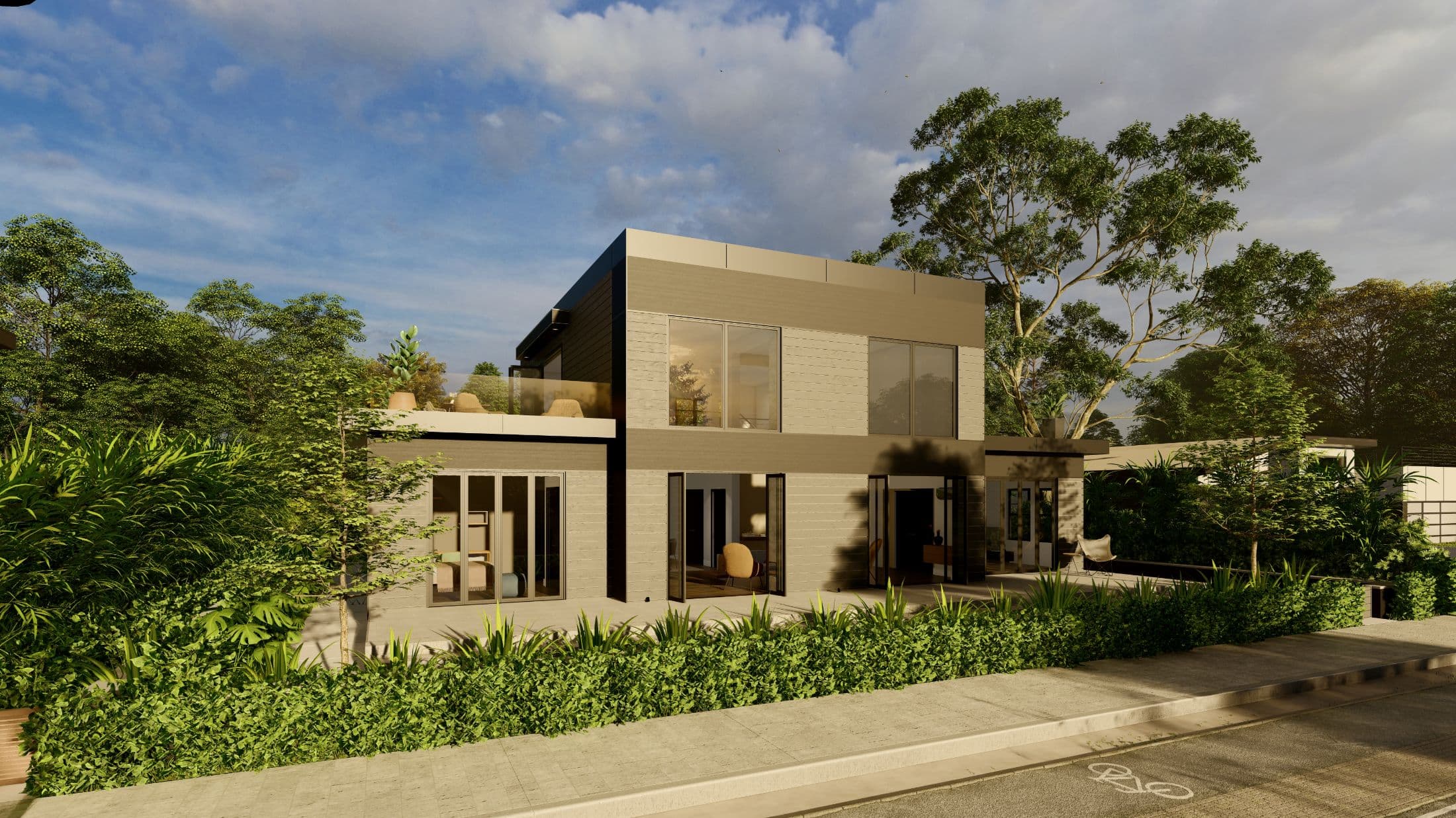 Model 19 exterior home features