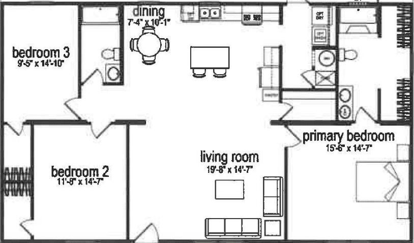 Sandhills 3252h32p03 floor plan home features