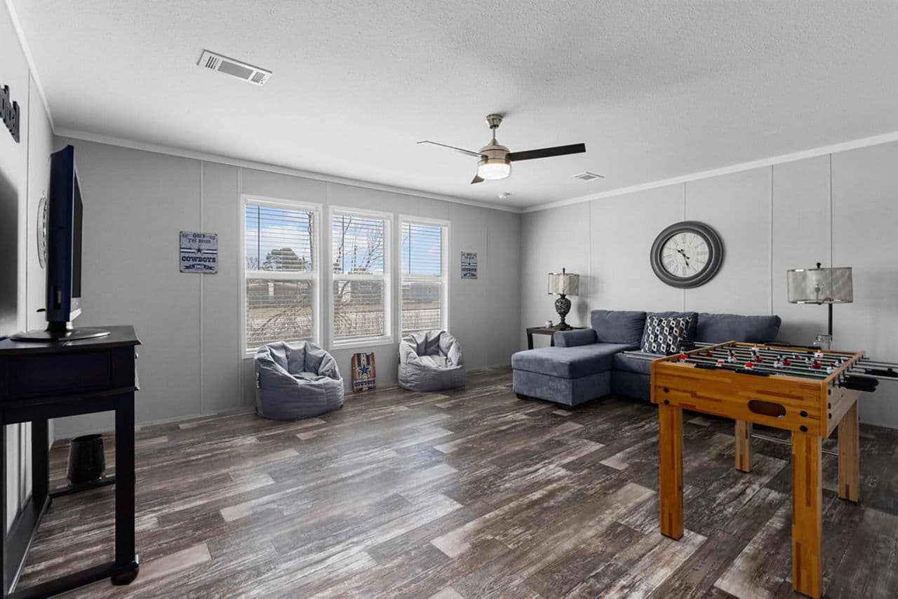 The magnolia interior home features