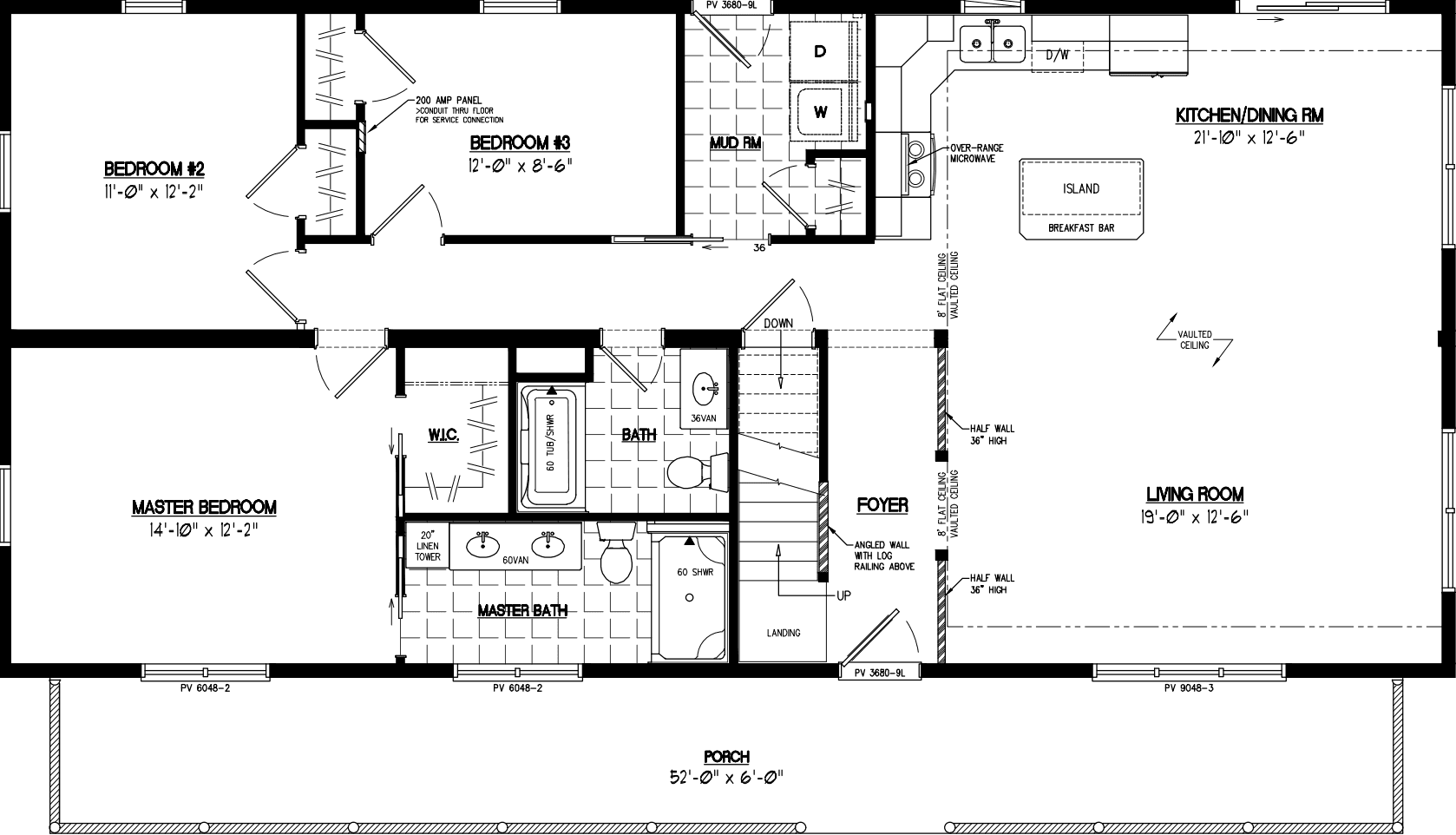 Mountaineer deluxe 2656 floor plan home features