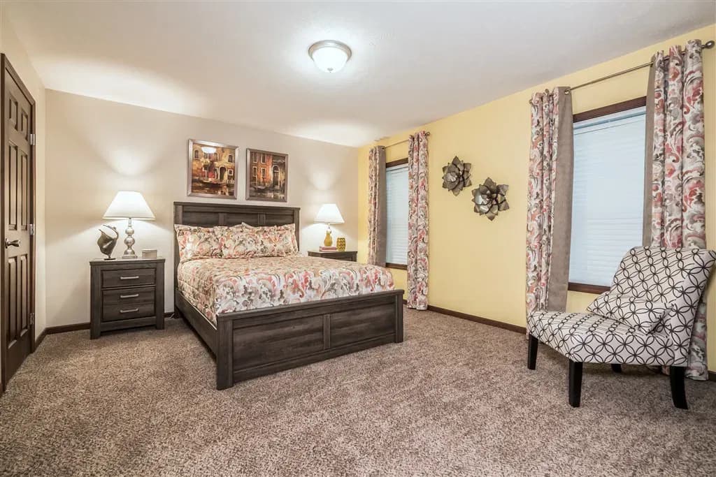 Landmark limited bedroom home features