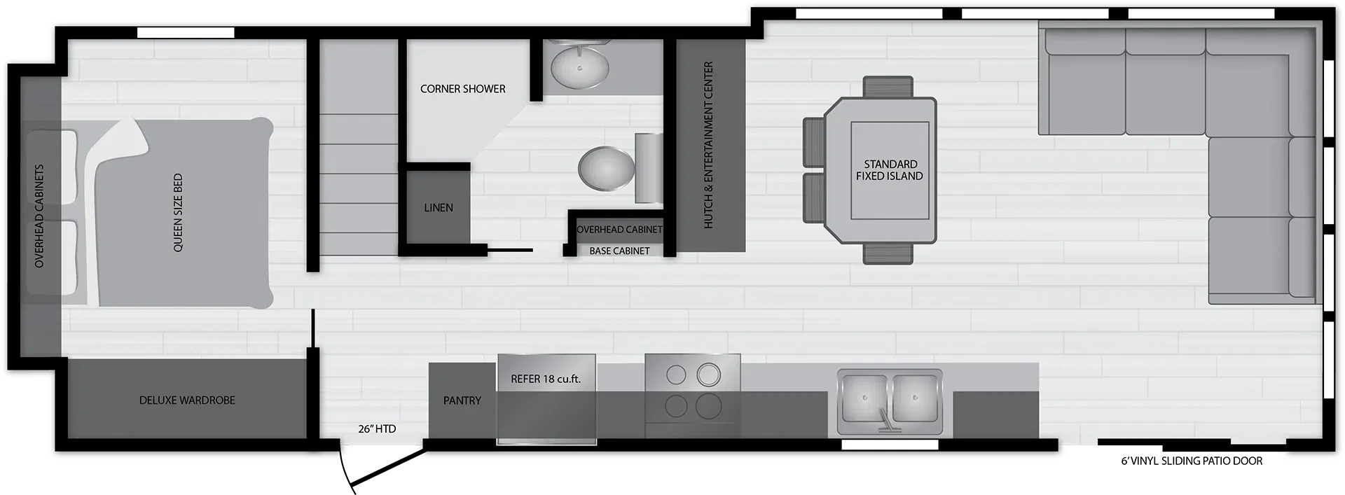 Island 4809b floor plan home features