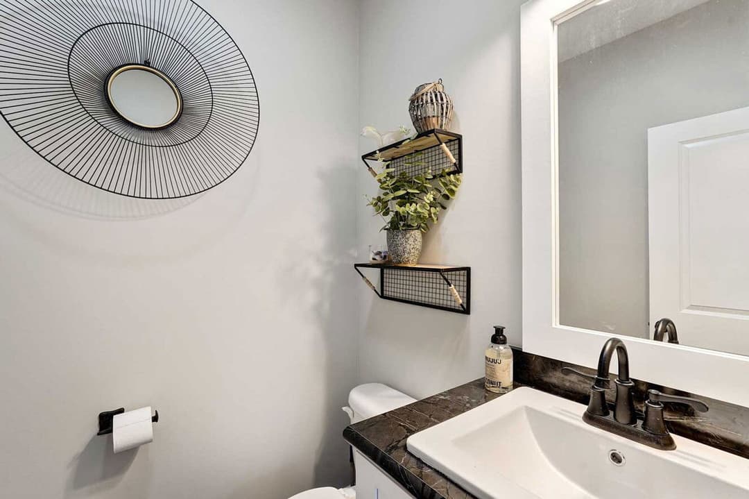 Farmhouse ii cape bathroom home features