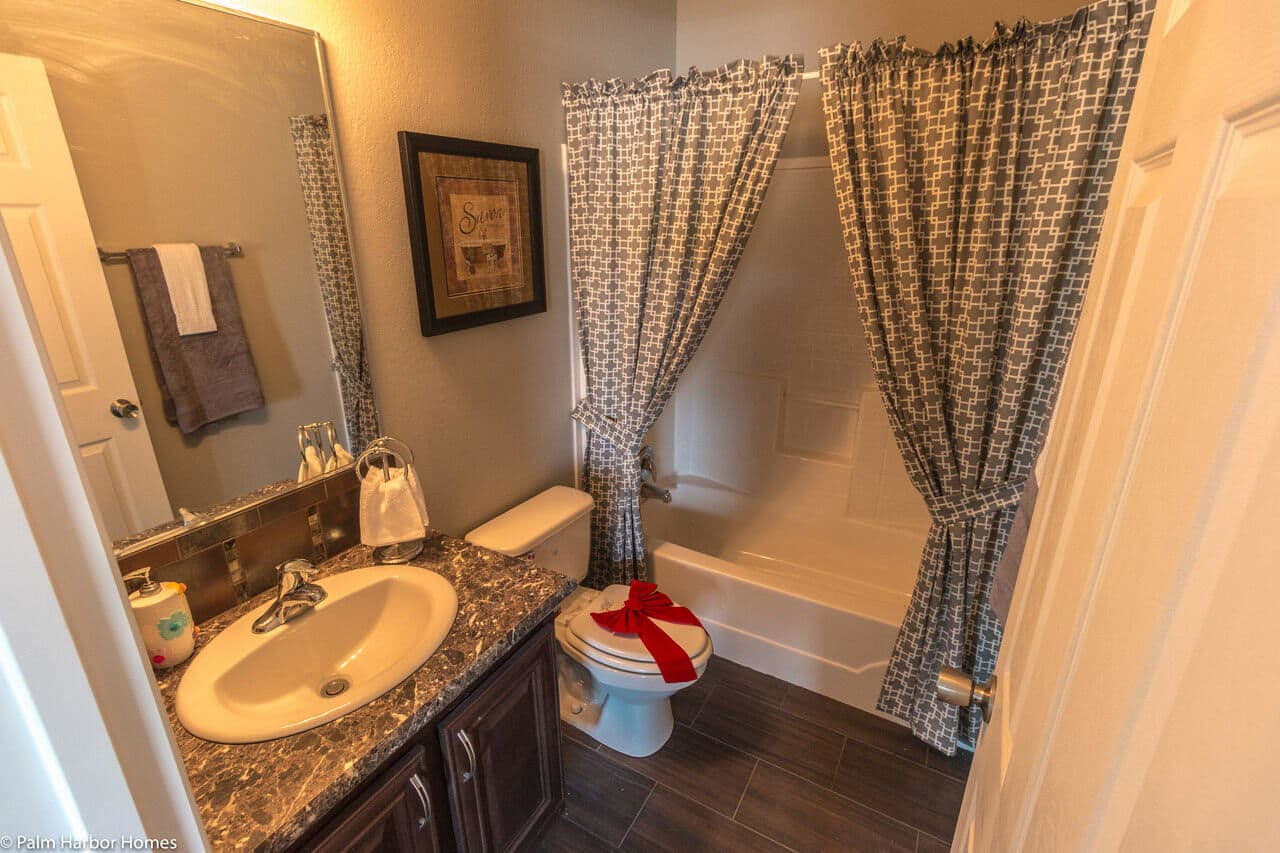 Hacienda flex 57604a bathroom home features