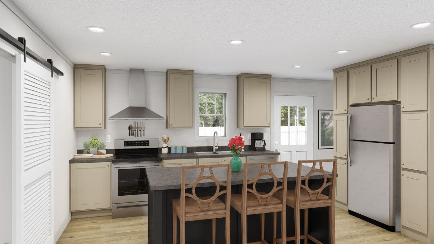 Brown eyed girl kitchen home features