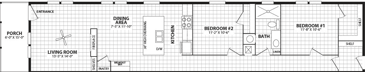 The cumberland duplex floor plan home features