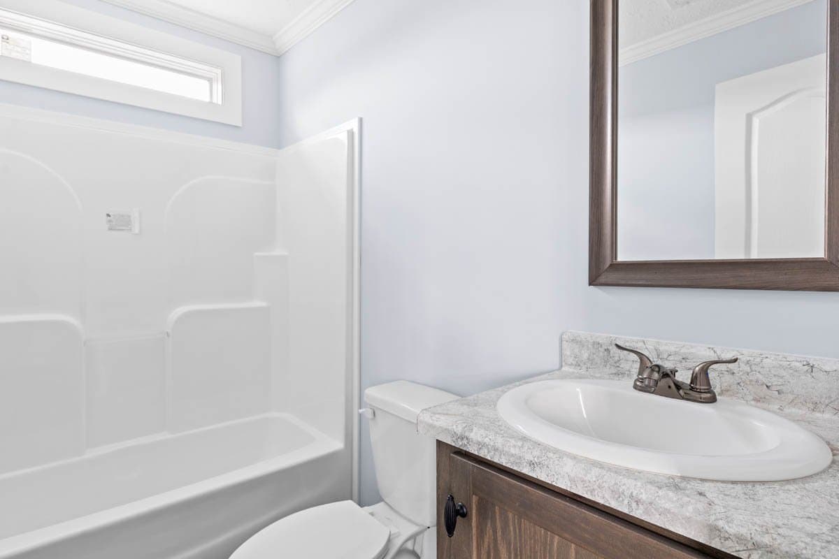 Seascape bathroom home features