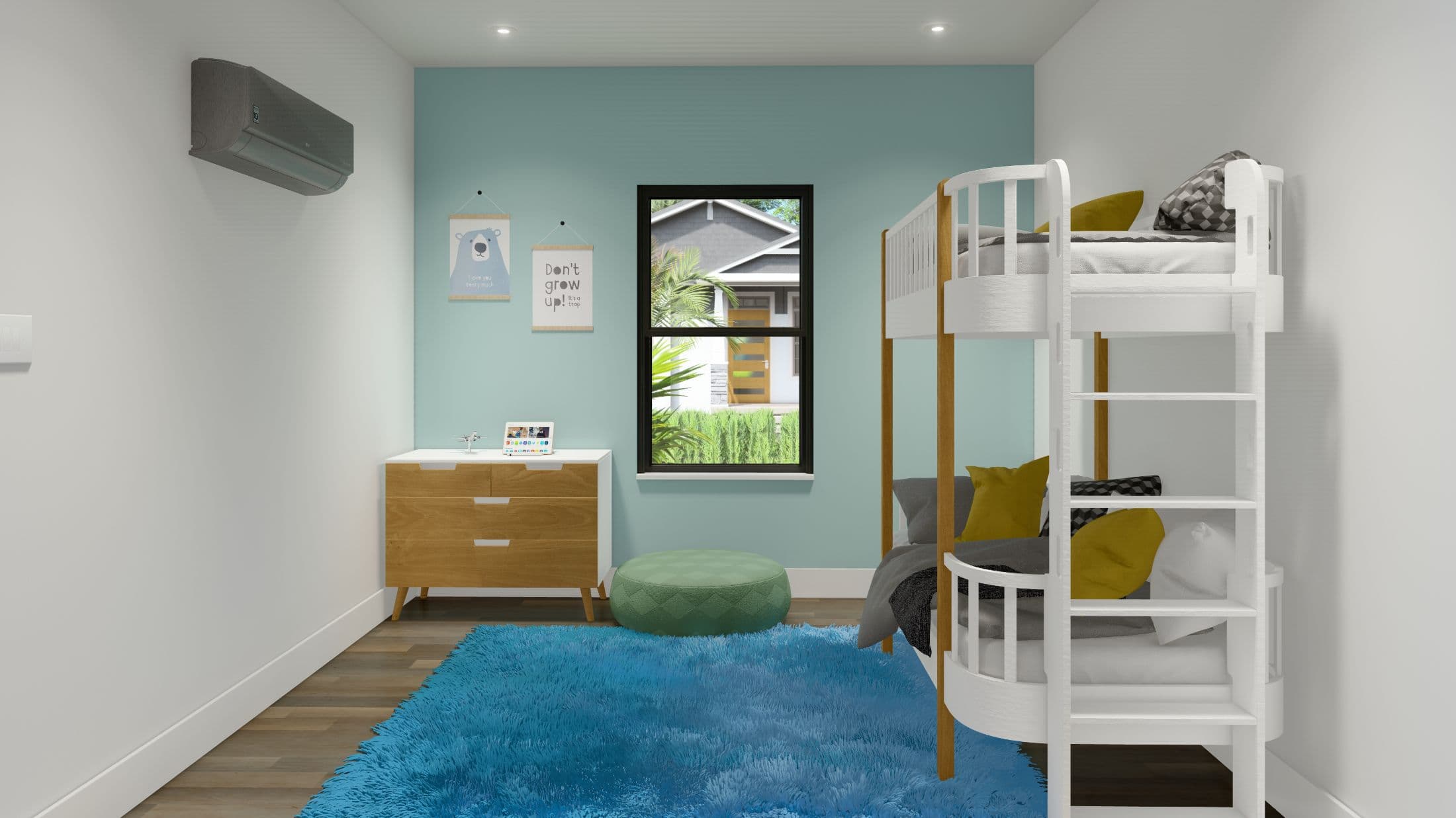 Multi family 3 bedroom home features