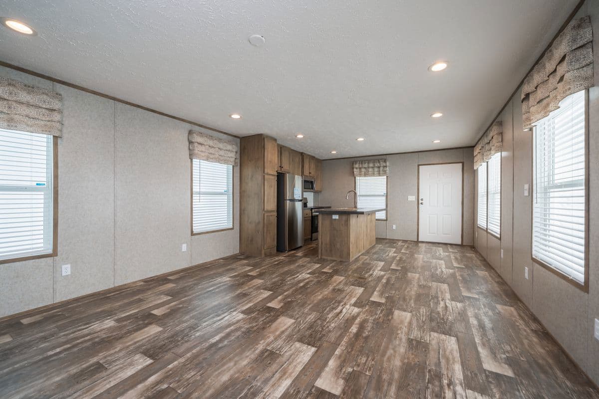 Lakeside cottage interior home features