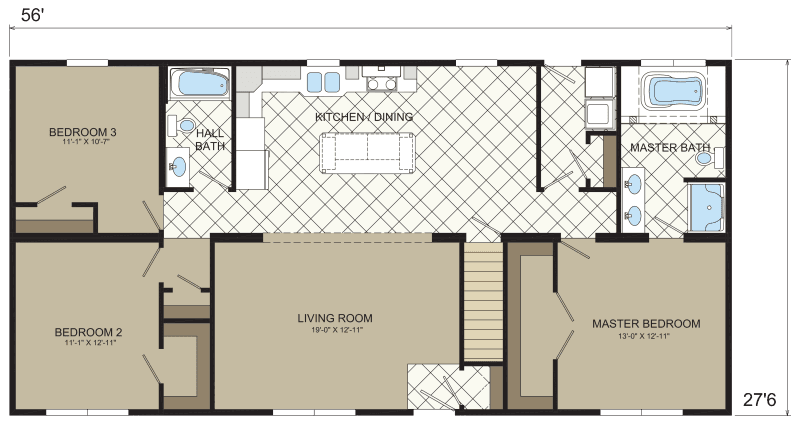 Edge le103a floor plan home features