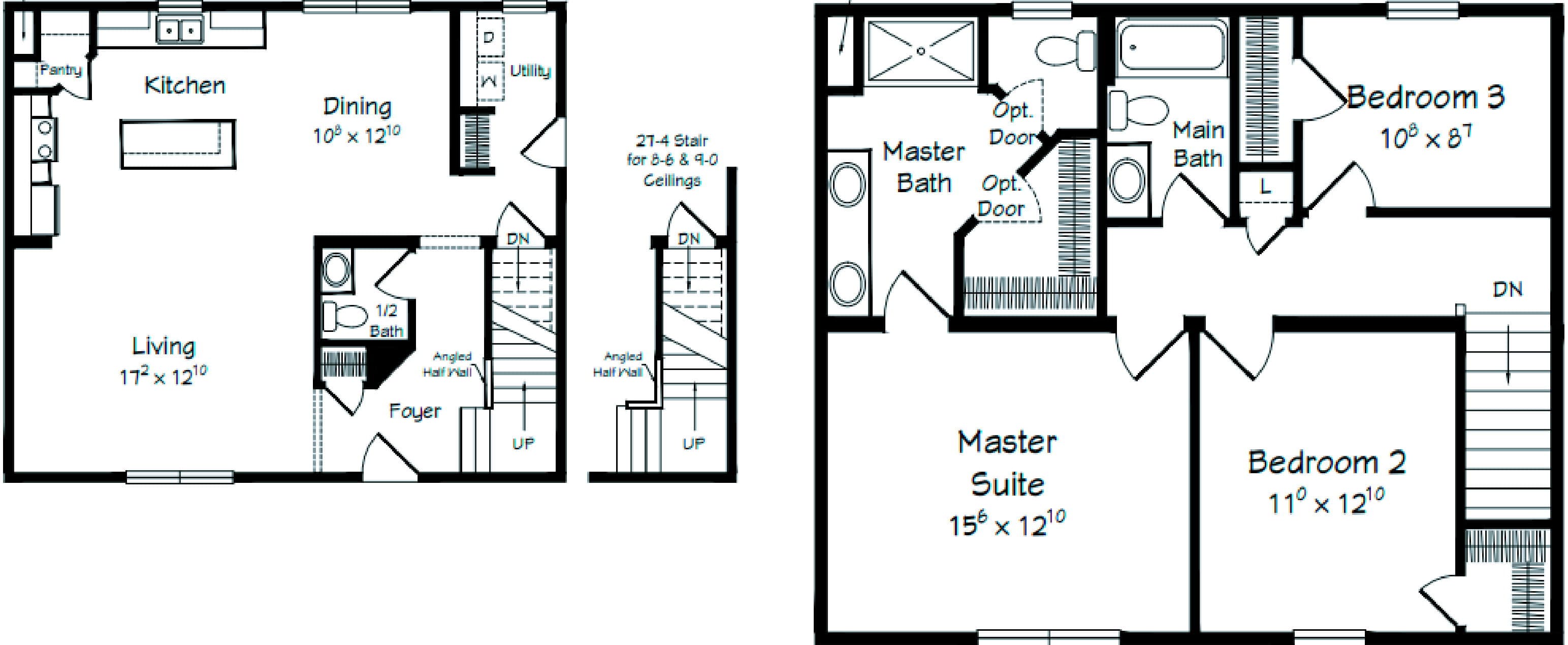 Optima floor plan home features