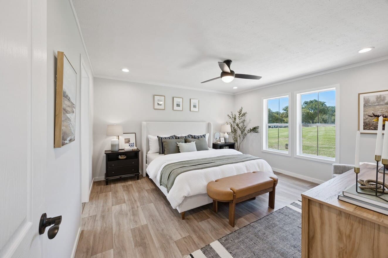 Axis bedroom home features