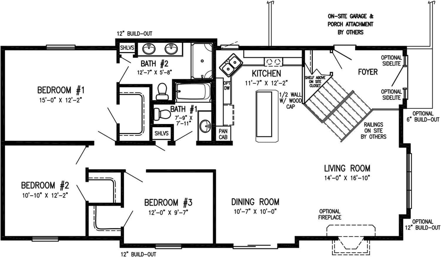 Windsor floor plan home features