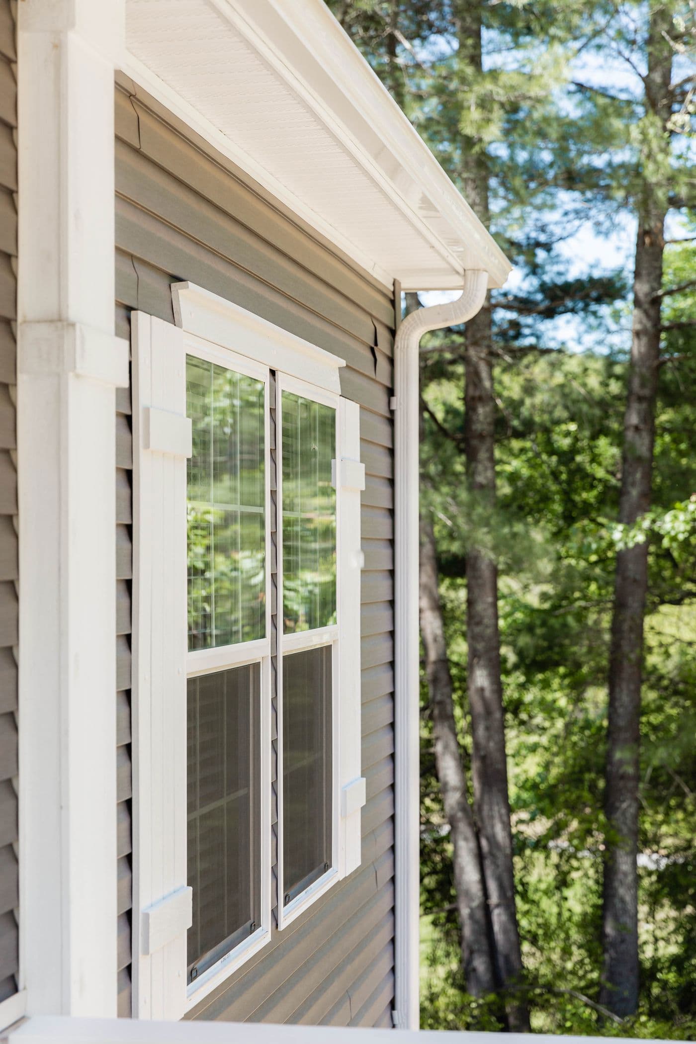 The elite 60 exterior home features