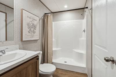 Vertex community bathroom home features