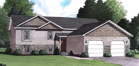 Sierra hero, elevation, and exterior home features