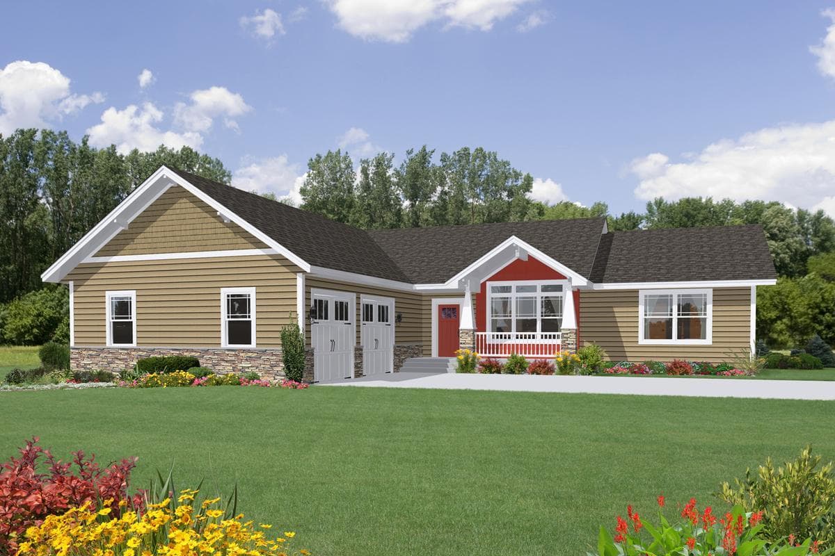 Granite bay hero, elevation, and exterior home features