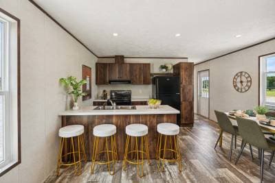 Spire community kitchen home features