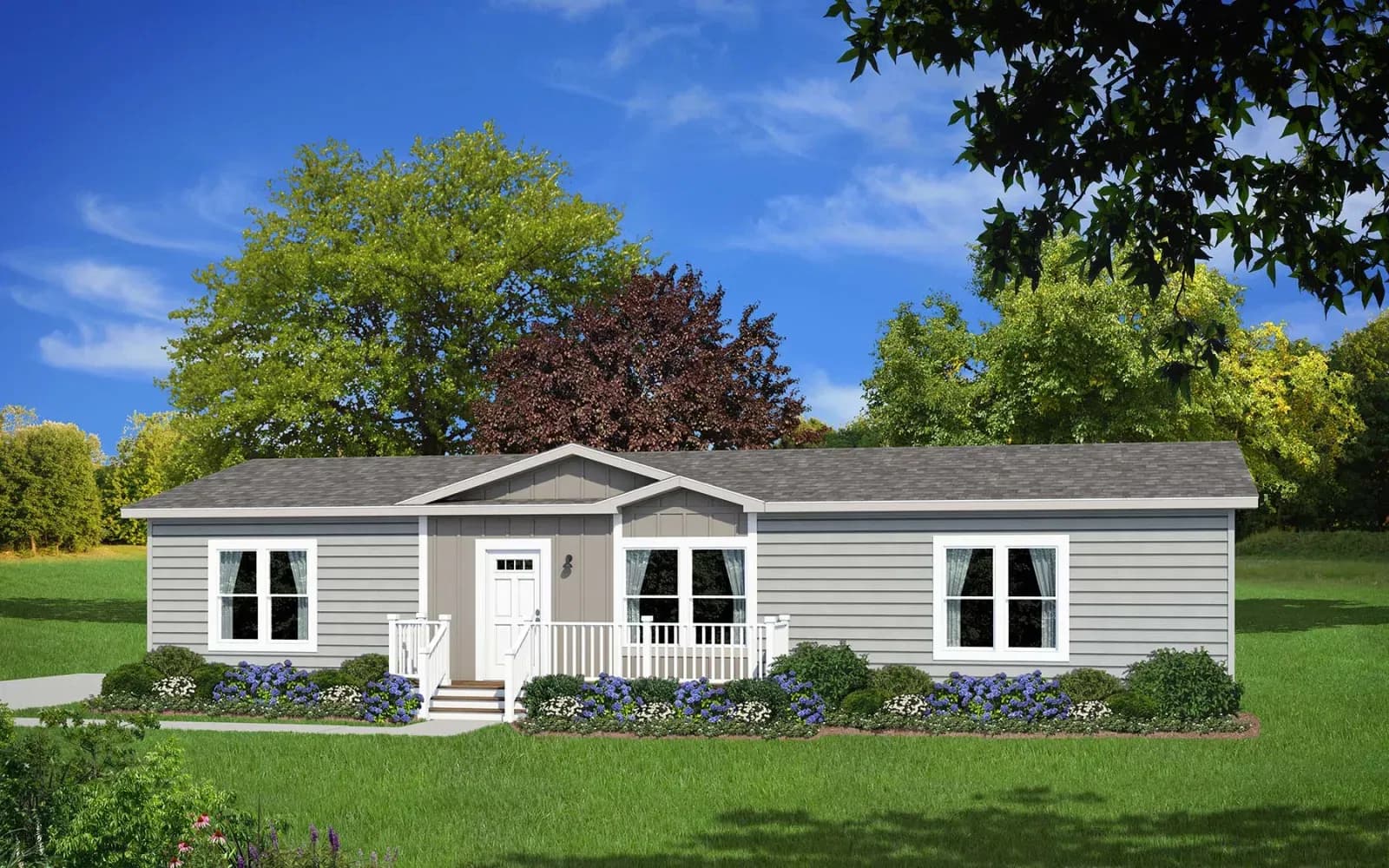 Skyliner 4732b hero, elevation, and exterior home features