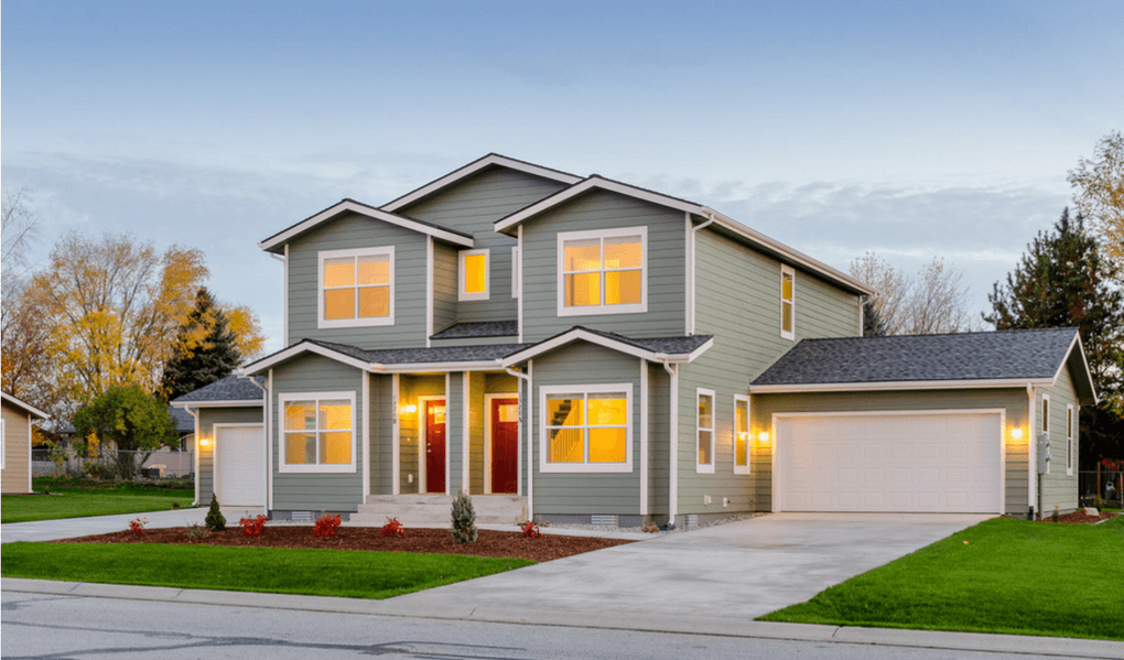 Deer park hero, elevation, and exterior home features