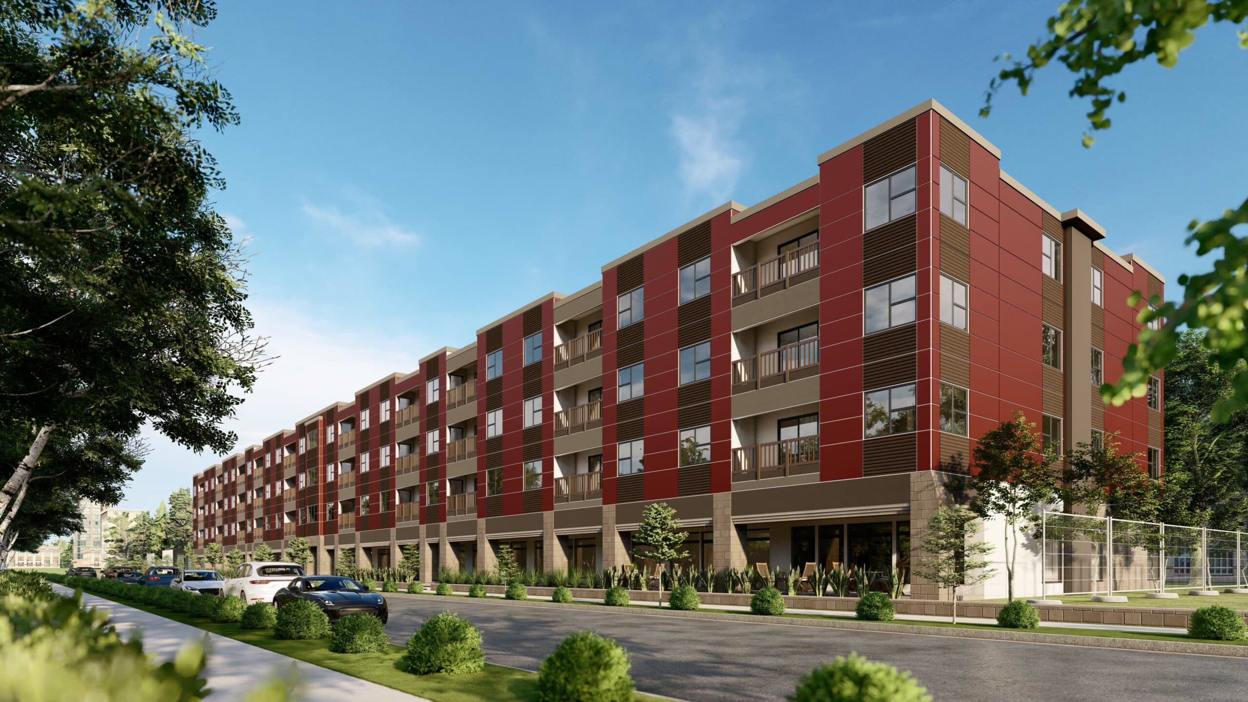 Multi family 4 exterior home features