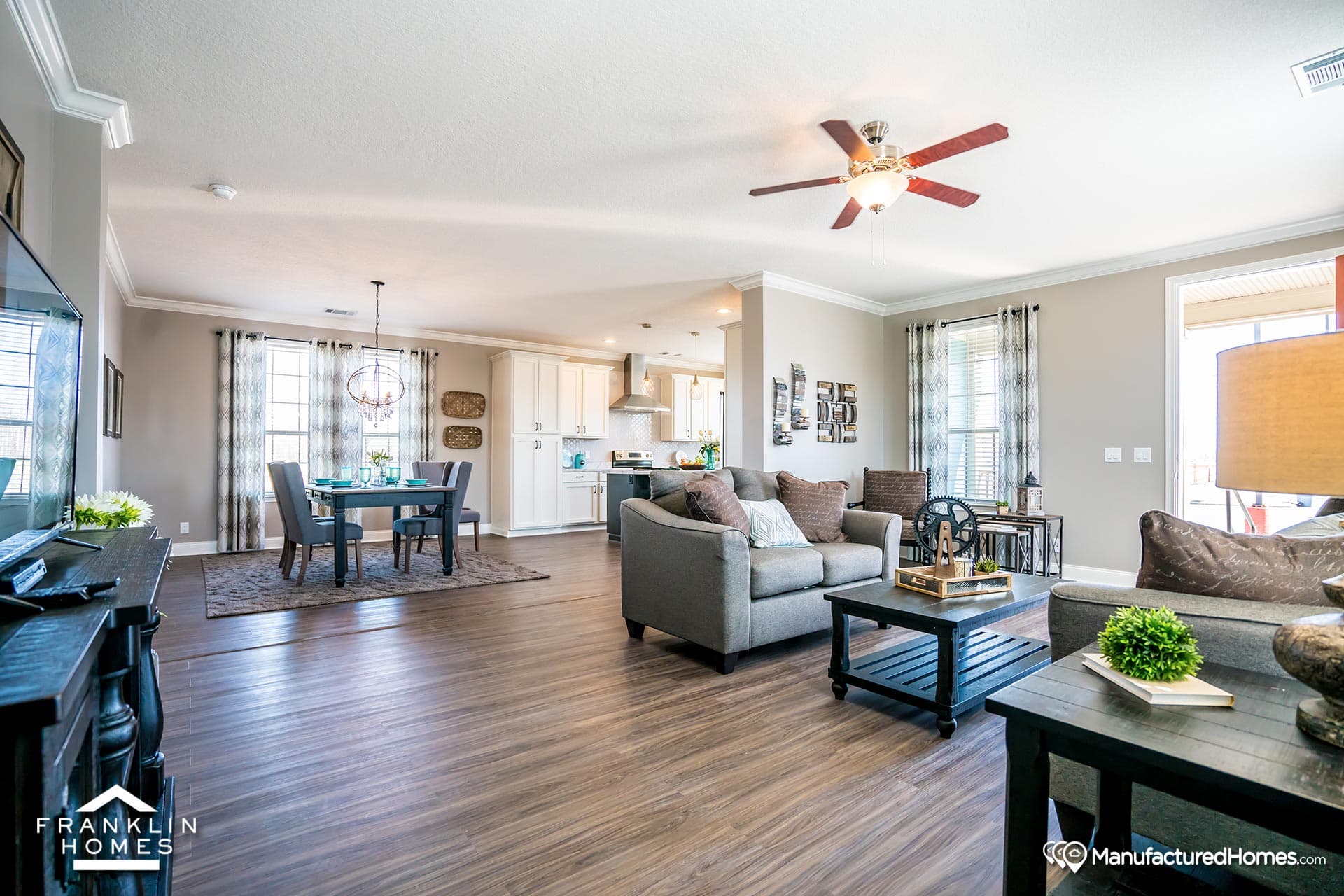 Coach house interior home features