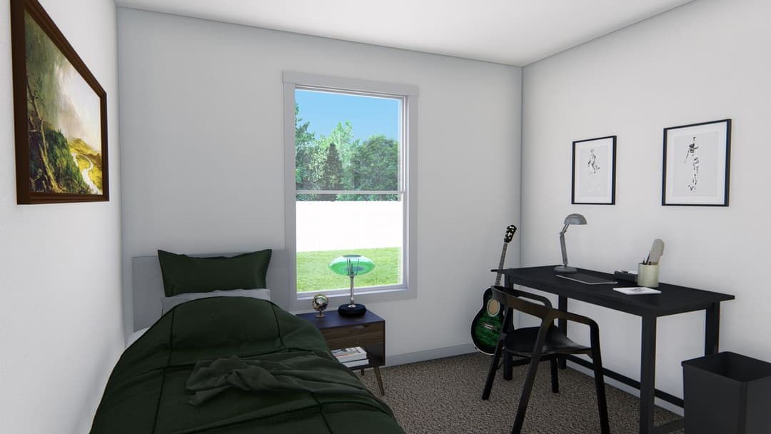 Three little birds bedroom home features