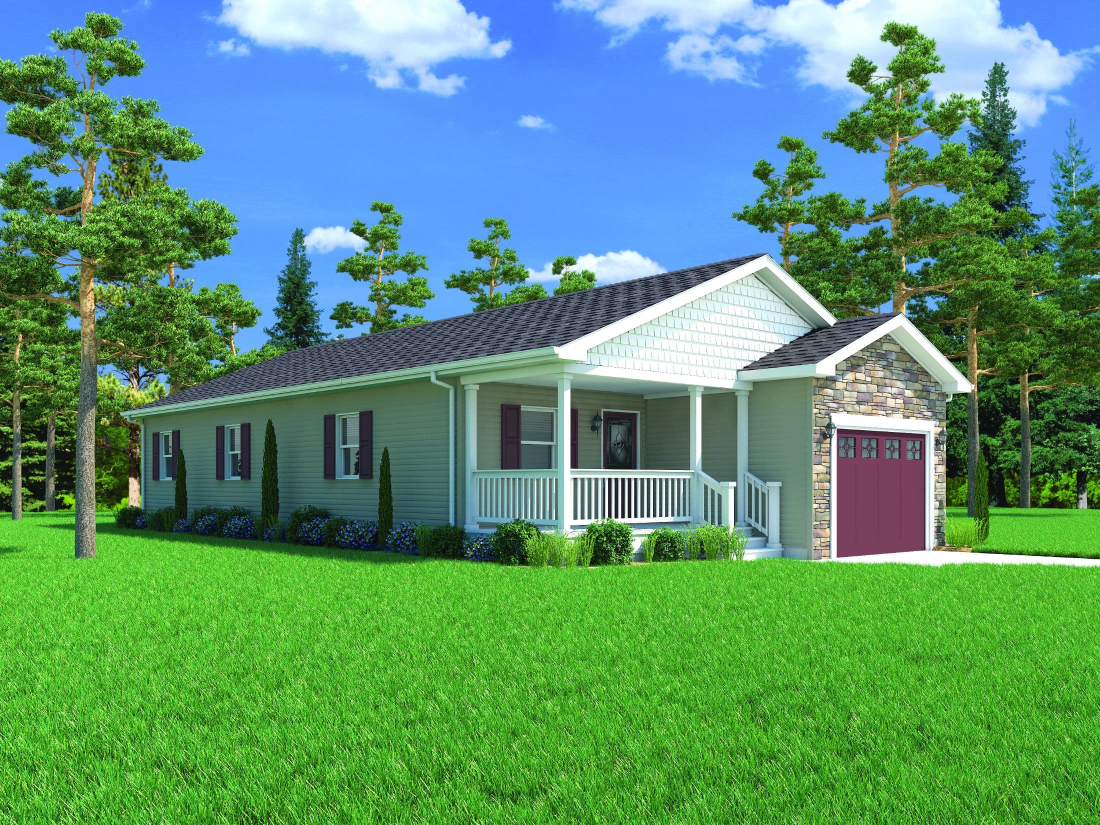 Remington ii hero, elevation, and exterior home features