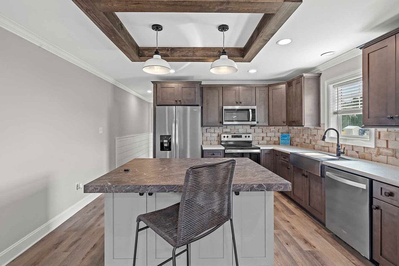 Sanibel duplex kitchen home features