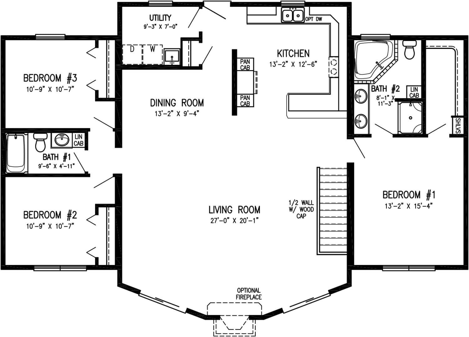 Sun valley floor plan home features