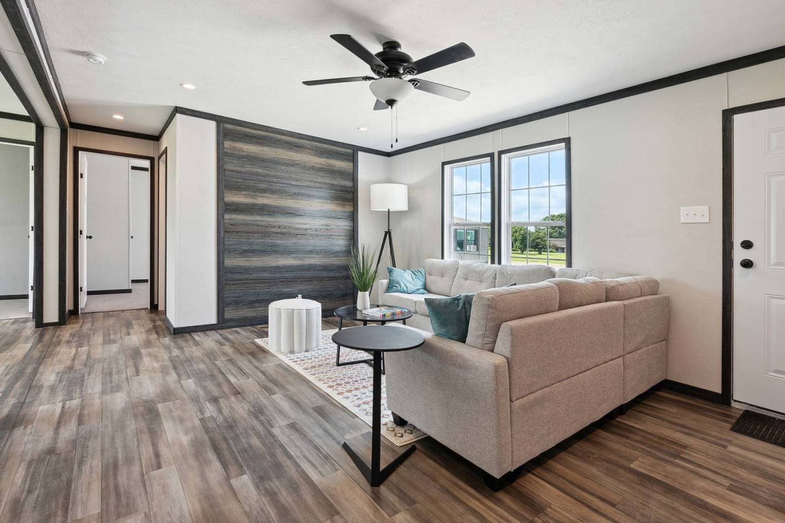 Clinch living room home features