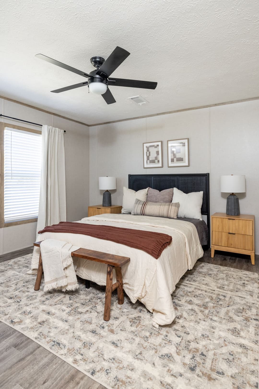 Sterling anniversary bedroom home features