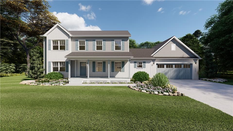 Legrand two story 2372 hero, elevation, and exterior home features