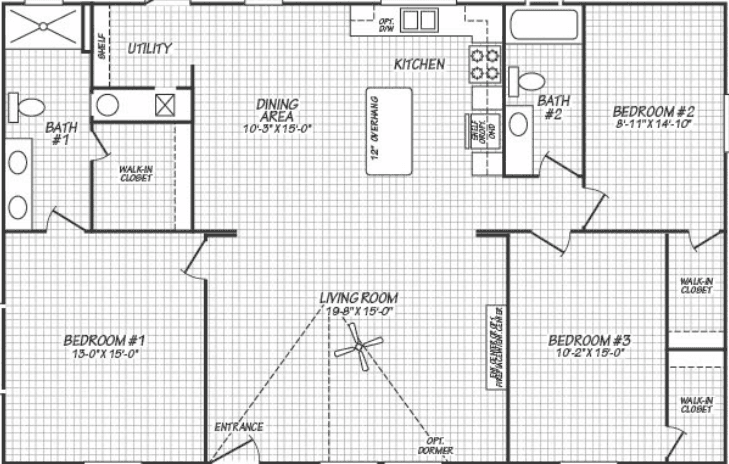 Valu premier 32483g floor plan home features