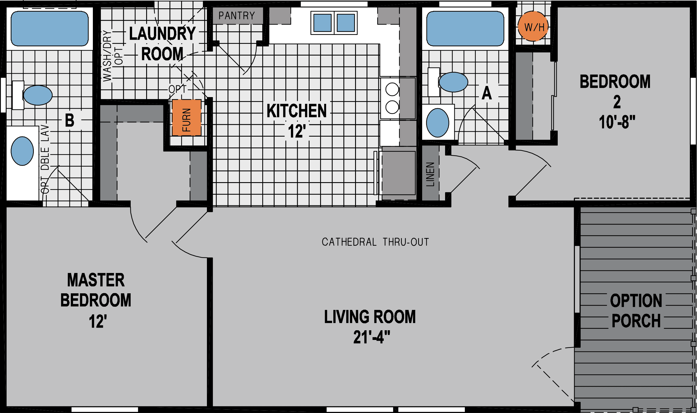 Amber cove k610ctb hero and floor plan home features