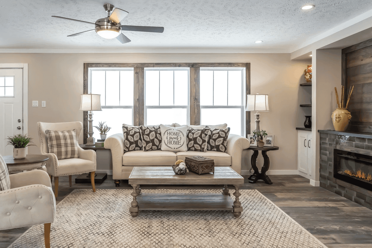 The sweetwater interior home features