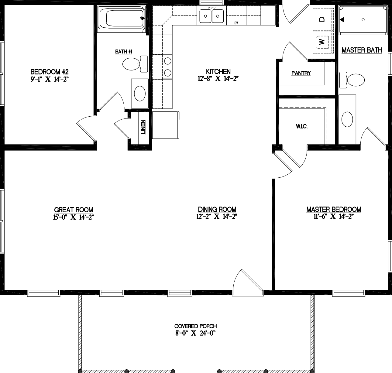 Sunset ridge 3040 floor plan home features