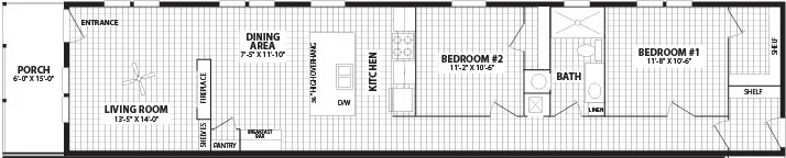 The roanoke duplex floor plan home features
