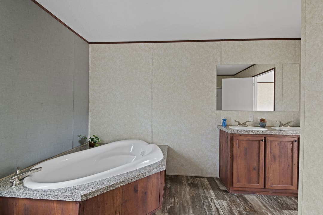 Spartan bathroom home features